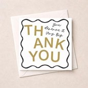 Thank You Card - Very Big Thank You Thank You Card - Very Big Thank You