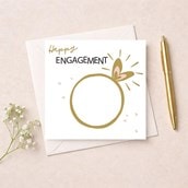 Engagement Card - Heart Ring Engagement Card - Heart Ring