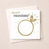Engagement Card - Heart Ring Engagement Card - Heart Ring