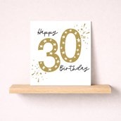 Age 30 Birthday Card - Stars Age 30 Birthday Card - Stars