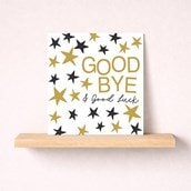 Sorry You're Leaving Card - Stars Sorry You're Leaving Card - Stars
