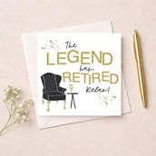 Retirement Card - Legend Retirement Card - Legend