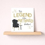 Retirement Card - Legend