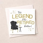 Retirement Card - Legend Retirement Card - Legend