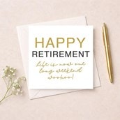 Retirement Card - Long Weekend