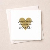 Sympathy Card - Forever In Our Hearts Sympathy Card - Forever In Our Hearts