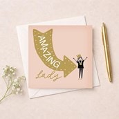 Just To Say Card - Amazing Lady Just To Say Card - Amazing Lady