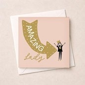 Just To Say Card - Amazing Lady Just To Say Card - Amazing Lady