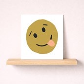 Open Card - Cheeky Tongue Face