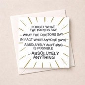 Open Card - Forget What The Papers Say Open Card - Forget What The Papers Say