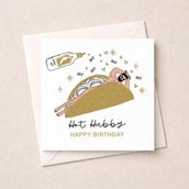 Husband Birthday Card - Hot Taco