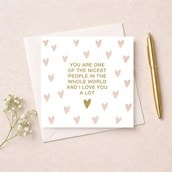 Just To Say Card - Nicest People In The World