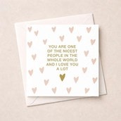 Just To Say Card - Nicest People In The World Just To Say Card - Nicest People In The World