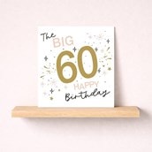 Age 60 Birthday Card - Stars Age 60 Birthday Card - Stars