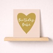 Birthday Card - Birthday Babe Birthday Card - Birthday Babe