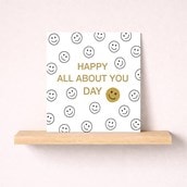 Birthday Card - Happy Faces Birthday Card - Happy Faces