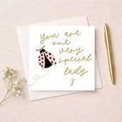 Just To Say Card -  Special Lady