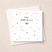New Baby Boy Card - Little Prince