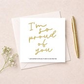 Just To Say Card - Im So Proud