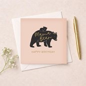 Mum Birthday Card - Mama Bear