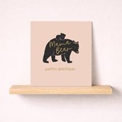 Mum Birthday Card - Mama Bear