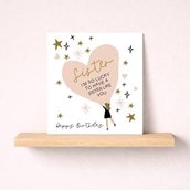 Sister Birthday Card - Heart