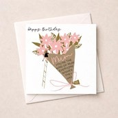 Mum Birthday Card - Bouquet Of Flowers Mum Birthday Card - Bouquet Of Flowers
