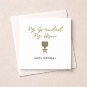 Grandad Birthday Card - My Hero