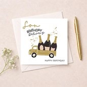 Son Birthday Card - Champagne Delivery