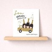 Son Birthday Card - Champagne Delivery