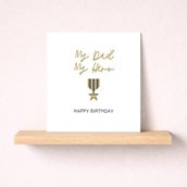 Dad Birthday Card - My Hero Dad Birthday Card - My Hero