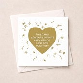 Just To Say Card - Love And Positivity