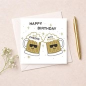 Birthday Card - Big Cheers With Beers Birthday Card - Big Cheers With Beers