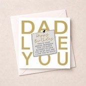 Dad Birthday Card - Annual Reminder