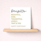 Daughter Birthday Card - That's You