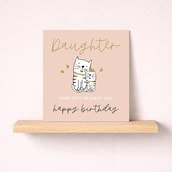 Daughter Birthday Card - Purrfect