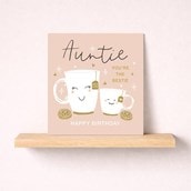 Auntie Birthday Card - Bestie Auntie Birthday Card - Bestie