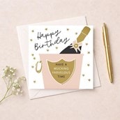 Birthday Card - Mucking Farvelous Time