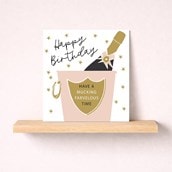 Birthday Card - Mucking Farvelous Time Birthday Card - Mucking Farvelous Time