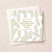 Thank You Card - Very Very Much Thank You Card - Very Very Much