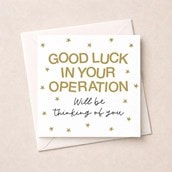 Get Well Soon Card - In Your Operation Get Well Soon Card - In Your Operation
