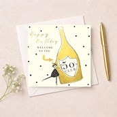 Age 50 Birthday Card - 50's Club Age 50 Birthday Card - 50's Club