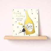 Age 50 Birthday Card - 50's Club Age 50 Birthday Card - 50's Club