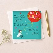 Birthday Card - Dog Years