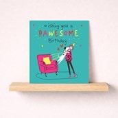 Birthday Card - Pawesome Birthday