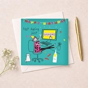 Birthday Card - Upgrading Birthday Card - Upgrading