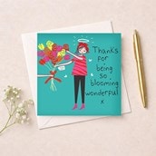 Thank You Card - Blooming Wonderful Thank You Card - Blooming Wonderful