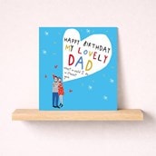 Dad Birthday Card - Lovely Dad