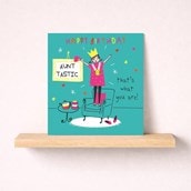 Auntie Birthday Card - Aunt-tastic