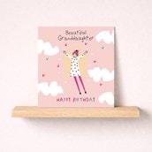 Granddaughter Birthday Card - Beautiful Granddaughter